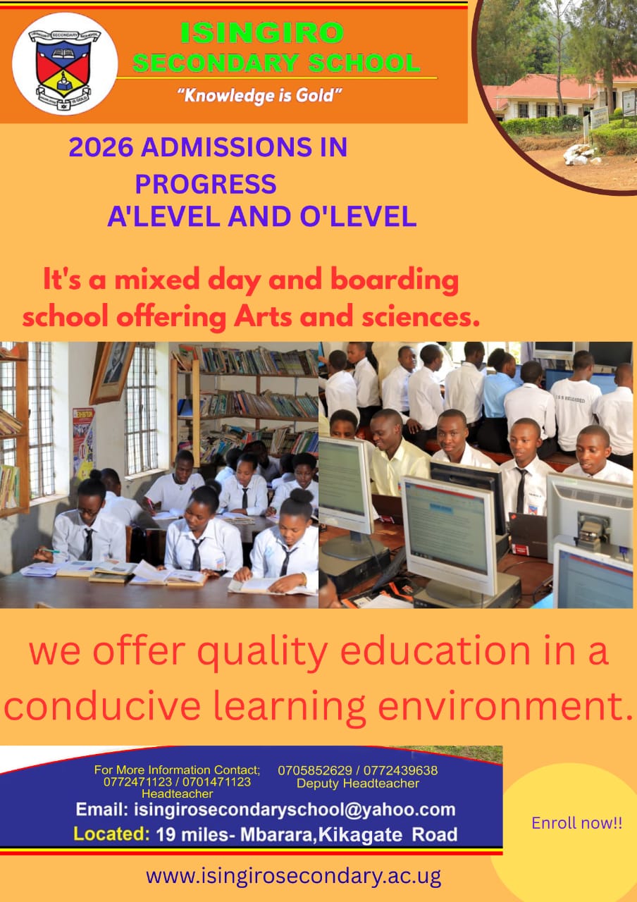2026 ADMISSINS ADVERT